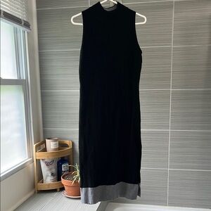 Athleta Merino Wool Midi Dress Mock Neck